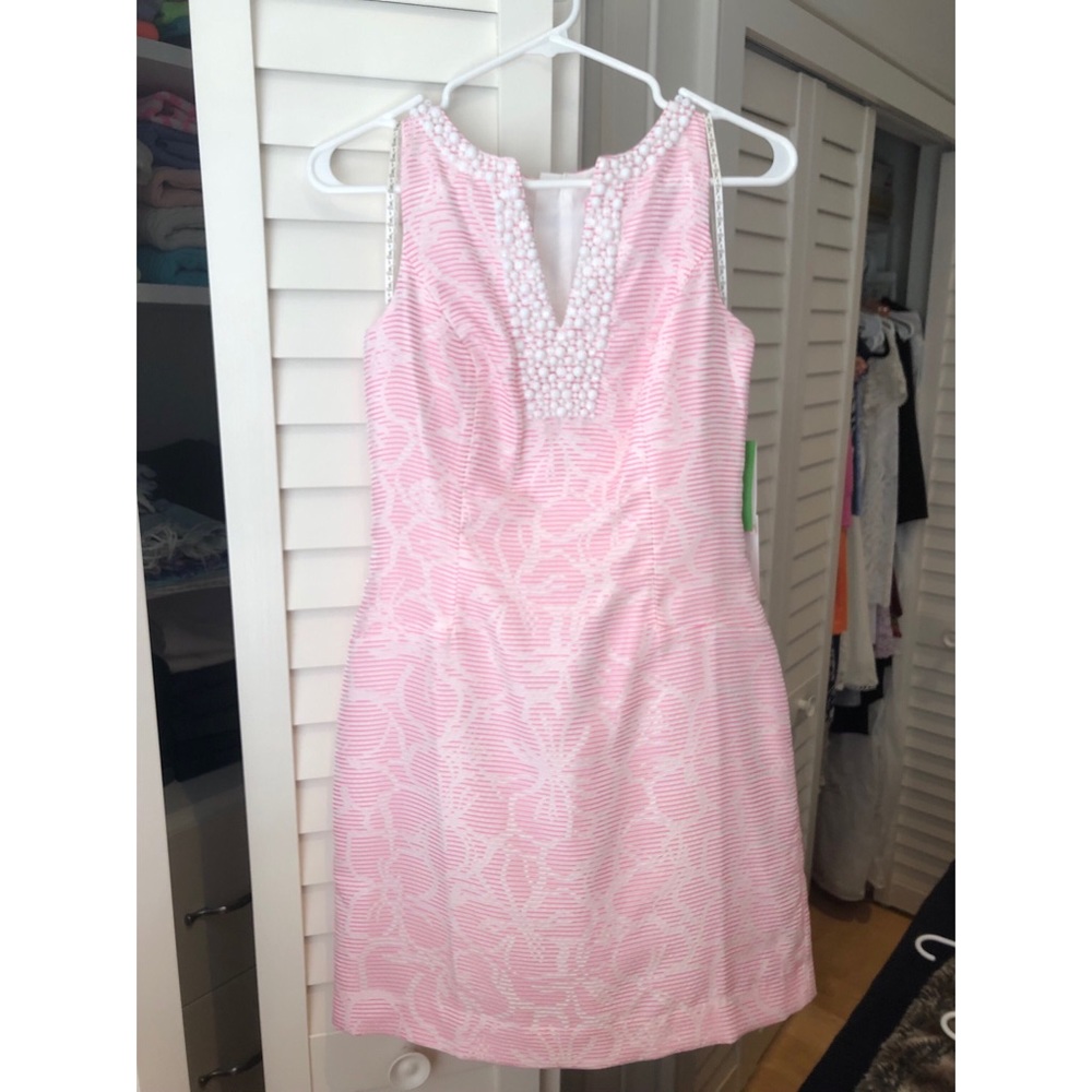 Lilly Pulitzer Airy Shift in Rosy Posie NTW